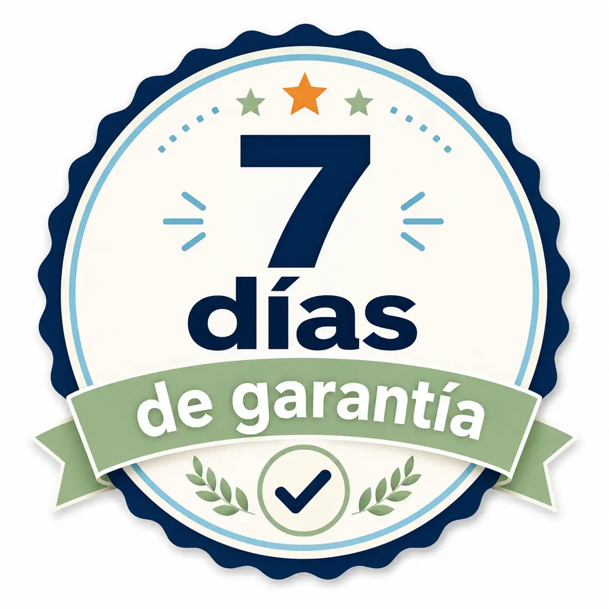 Sello de garantía de 7 días