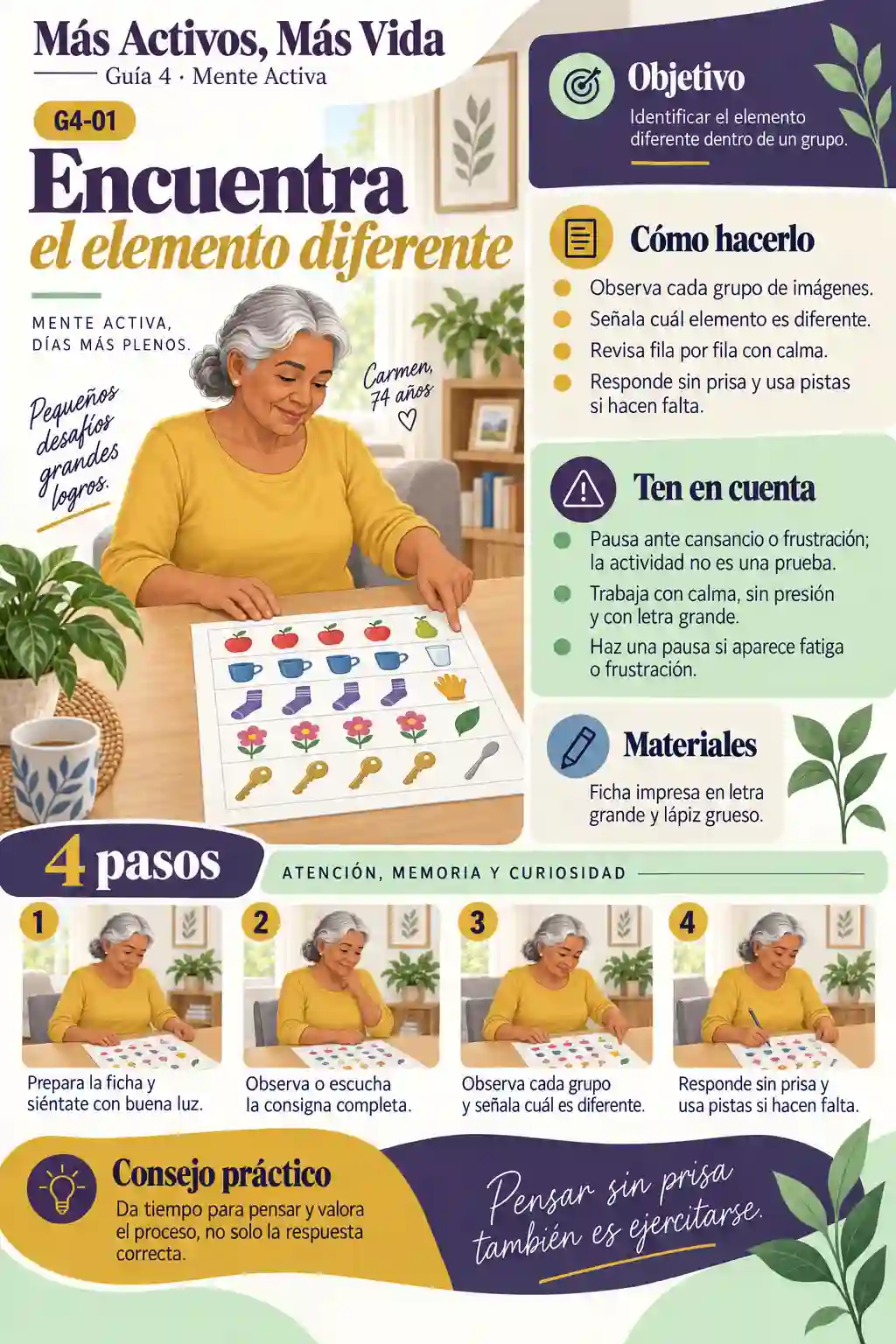 Guía 4: ficha 1 de mente activa